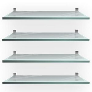 tempered glass shelving